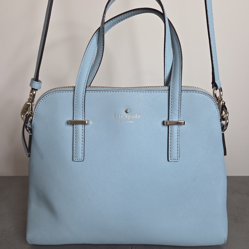 Kate Spade Baby Blue Crossbody with Detachable Strap